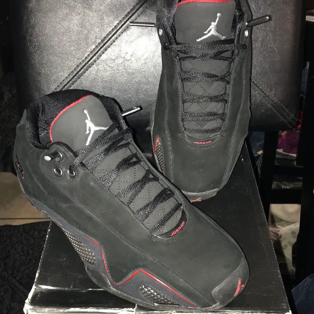 Air Jordan XXI Low Black Met Silver Varsity Red